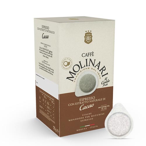 Caffè molinari cacao espresso cialde ese universali
