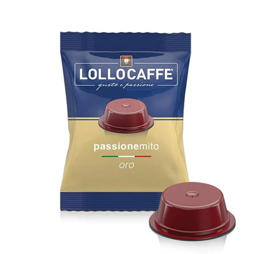 Caffè lollo capsule compatibili a modo mio passionemito miscela oro