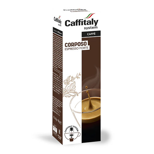 Caffitaly ecaffe capsule originali corposo espresso forte