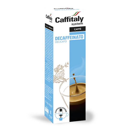 Caffitaly ecaffe capsule originali decaffeinato delicato