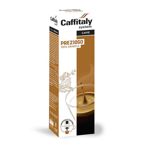 Caffitaly ecaffe capsule originali prezioso 100 arabica