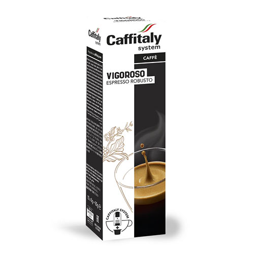 Caffitaly ecaffe capsule originali vigoroso espresso robusto