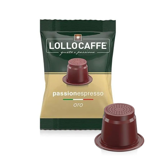 Caffè lollo capsule compatibili nespresso passionespresso miscela oro