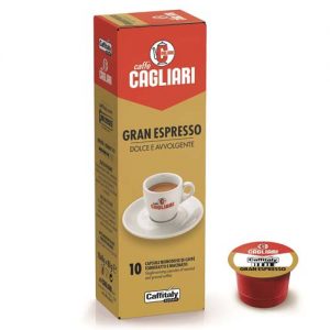 Caffè Caffitaly Cagliari Gran Espresso dolce avvolgente capsule originali
