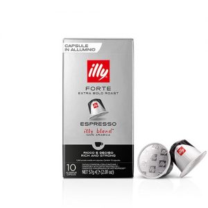 Caffè Illy espresso tostato forte arabica capsule compatibili nespresso