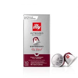 Caffè Illy espresso tostato intenso arabica capsule compatibili nespresso