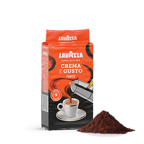 Caffè lavazza macinato crema e gusto forte 250 grammi
