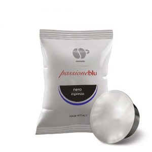 Caffè lollo passione blu nero espresso capsule compatibili lavazza blue