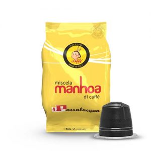 Caffè passalacqua capsule compatibili nespresso miscela manhoa