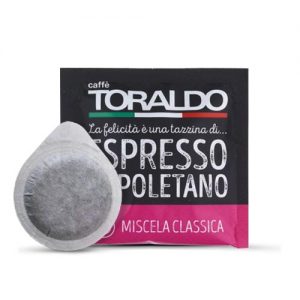 Caffè toraldo espresso napoletano miscela classica cialde ese