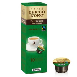 Capsule originali caffè Caffitaly Chicco d'oro fairtrade 100% arabica