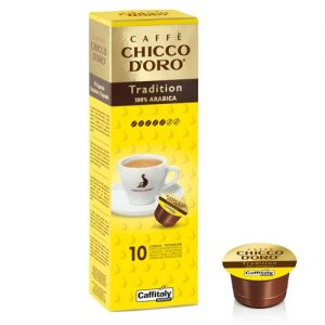 Capsule originali caffè Caffitaly Chicco d'oro tradition 100% arabica