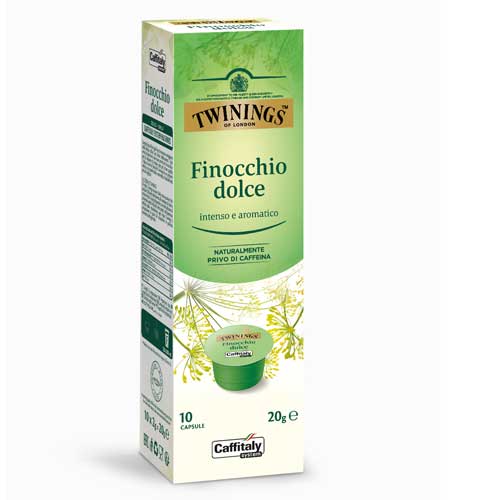 Caffitaly twinings capsule finocchio dolce