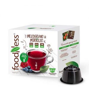 Foodness capsule compatibili dolce gusto bevanda melograno e mirtillo