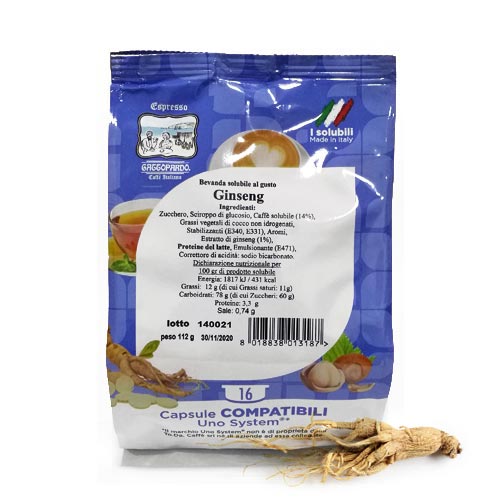 Caffè Gattopardo uno system Ginseng