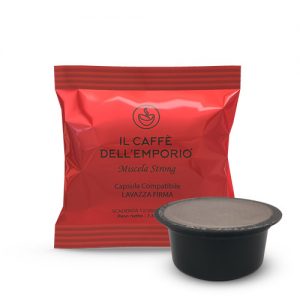 Il caffè dell emporio capsule compatibili lavazza firma miscela strong