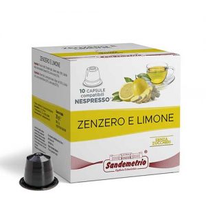 San demetrio capsule compatibili nespresso zenzero limone