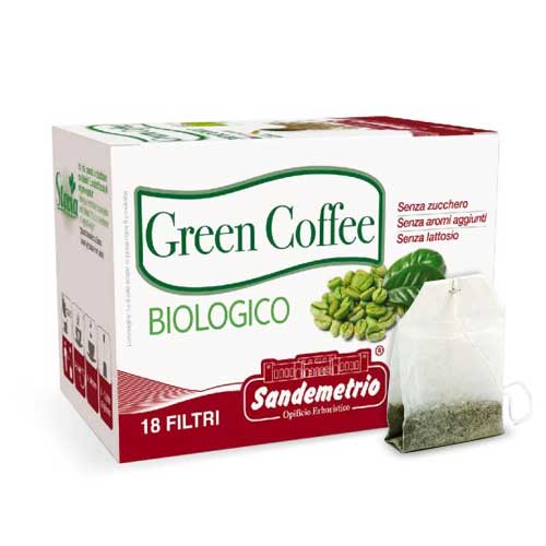 San demetrio green coffee biologico filtri bustine tisana infuso