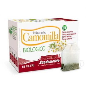 San demetrio infuso erbe camomilla biologico filtri bustine tisana infuso