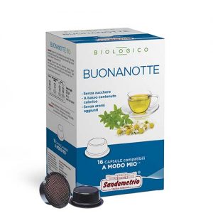 Sandemetrio capsule compatibili lavazza a modo mio tisana biologica buonanotte