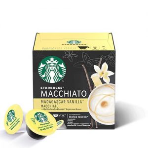 Starbucks Caffè capsule compatibili nescafè dolce gusto macchiato madagascar vanilla vaniglia