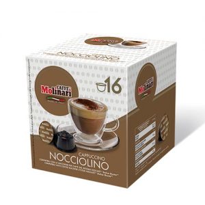 Caffè Molinari Cappuccino Nocciolino OFFERTA 5 + 1 CONFEZIONI - Capsule compatibili Nescafè Dolce Gusto