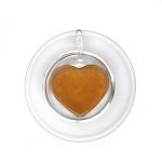 Set di 2 tazzine You and me Caffitaly System a forma di cuore per espresso.