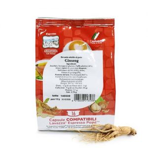 Gattopardo ginseng solubile in capsule compatibili lavazza espresso point