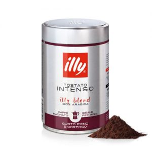 Illy Tostato Intenso Macinato per Moka - 250 gr