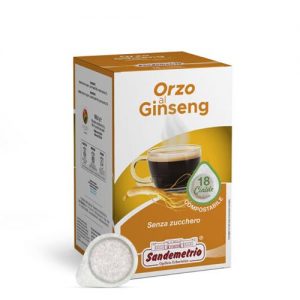 sandemetrio cialde ese compostabili orzo al ginseng