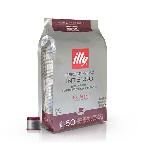 Illy Blend Tostato Intenso 30 capsule in alluminio compatibili Nespresso