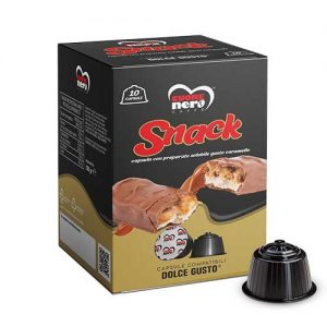 Cuore nero capsule dolce gusto bevanda snack caramello