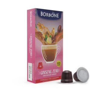 Caffè borbone capsule nespresso solubile ginseng zero zuccheri