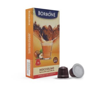 Caffè borbone capsule nespresso solubile nocciolino