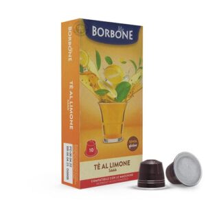 Caffè borbone capsule nespresso solubile the al limone