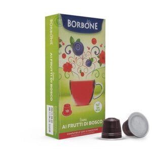 Caffè borbone capsule nespresso solubile tisana frutti di bosco