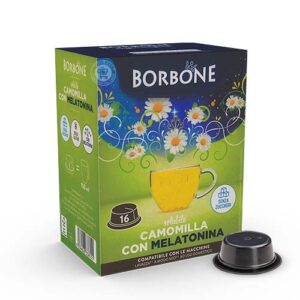 Caffè borbone solubile capsule a modo mio camomilla con melatonina
