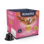 Caffè Borbone bevanda solubile capsule dolce gusto cappuccino zero
