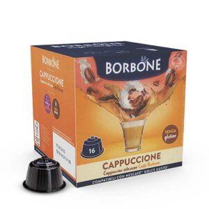 Caffè Borbone bevanda solubile capsule dolce gusto cappuccione