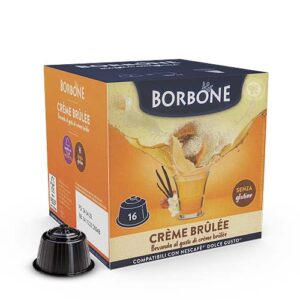 Caffè Borbone bevanda solubile capsule dolce gusto creme brulee