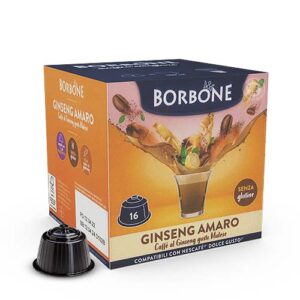 Caffè Borbone bevanda solubile capsule dolce gusto ginseng amaro