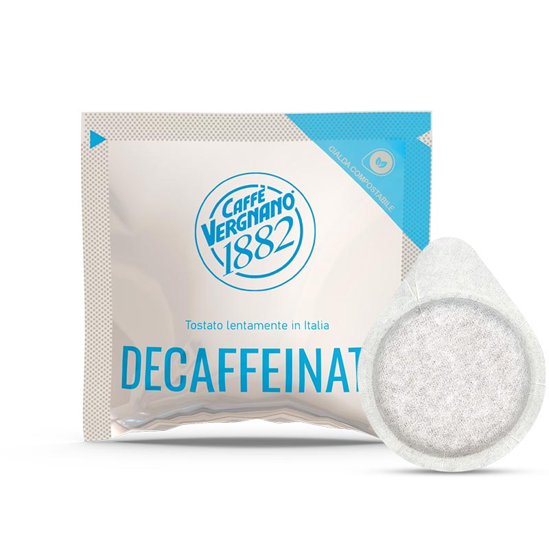 Caffè vergnano cialda ese universale miscela decaffeinato