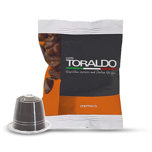 Caffè toraldo capsule compatibili nespresso miscela cremosa