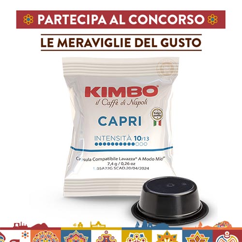 Offerta 100 Cialde Kimbo Miscela Espresso Capri
