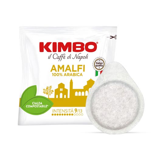 Caffe kimbo cialde ese compostabili miscela amalfi arabica