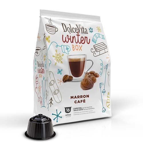 Dolce vita winter box capsule dolce gusto marron cafe