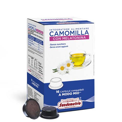 Borbone Camomilla Con Melatonina 16 Capsule Compatibili Dolce Gusto