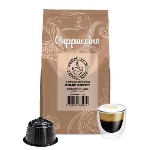Il Caffè dell'emporio capsule compatibili nescafe dolce gusto bevanda solubile cappuccino