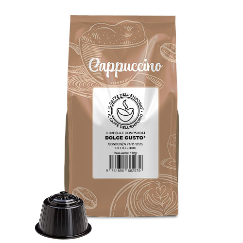 Il Caffè dell'emporio capsule compatibili nescafe dolce gusto bevanda solubile cappuccino