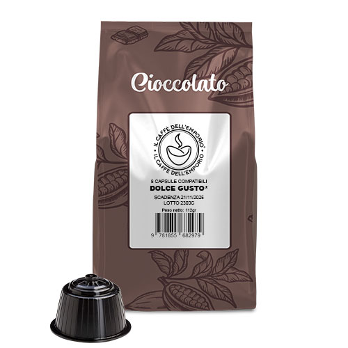 Il Caffè dell'emporio capsule compatibili nescafe dolce gusto bevanda solubile cioccolato